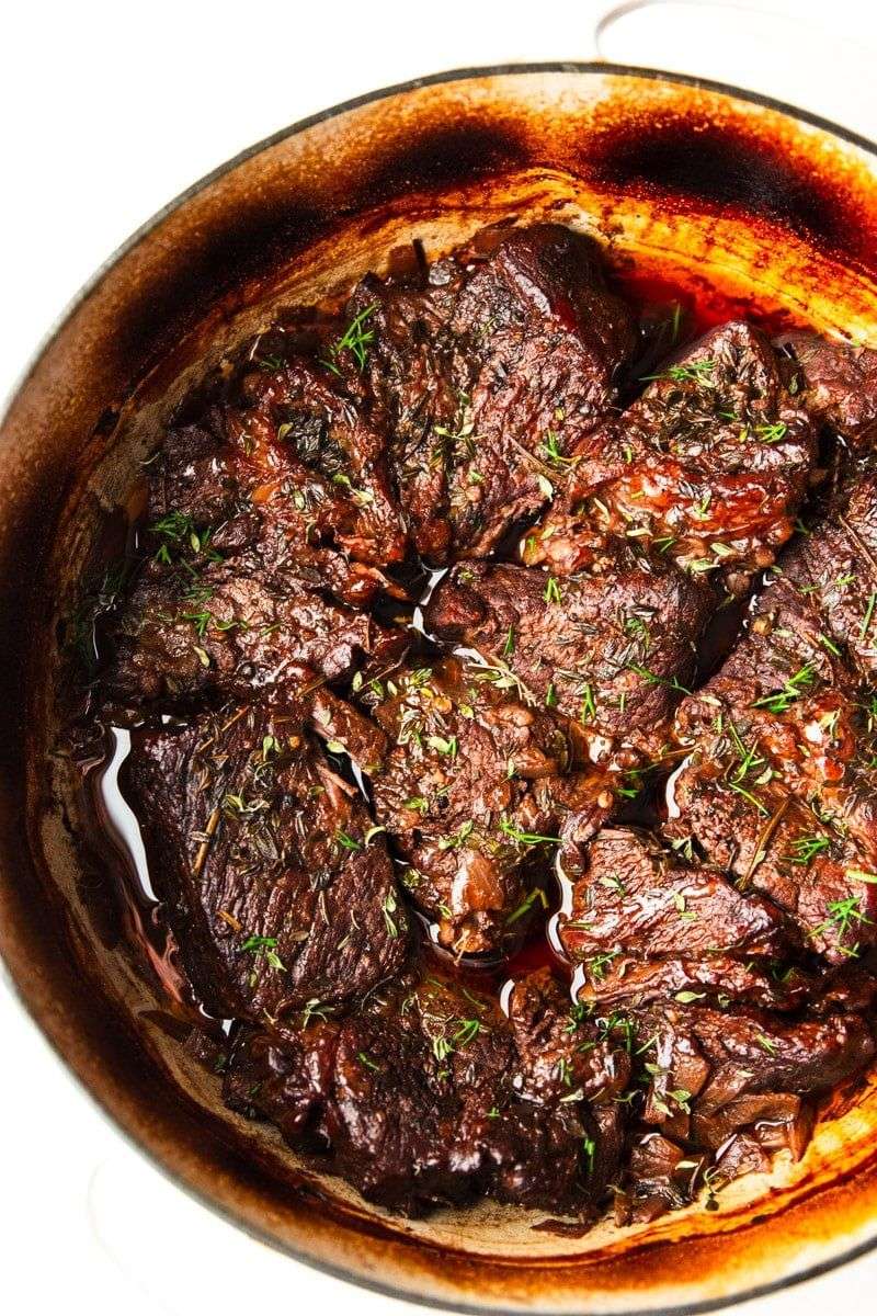 Beef Chuck Roast Braised in Red Wine