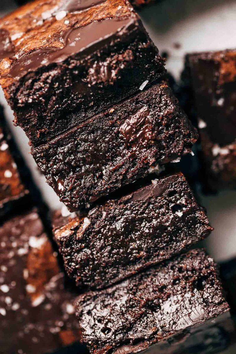 Classic Dark Chocolate Brownies