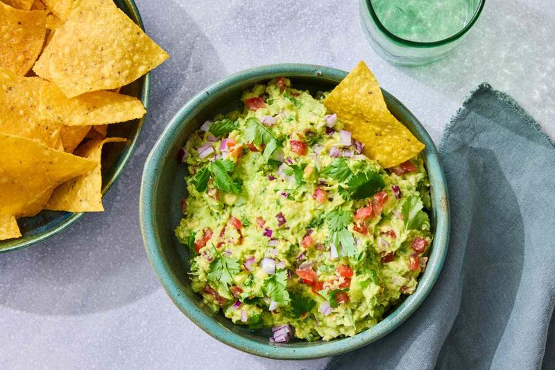 Classic Guacamole with Fresh Lime Juice