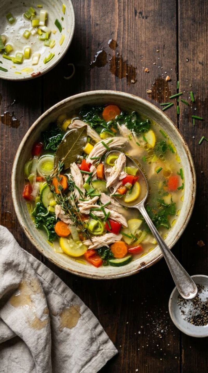Garnish With Fresh Herbs at the End