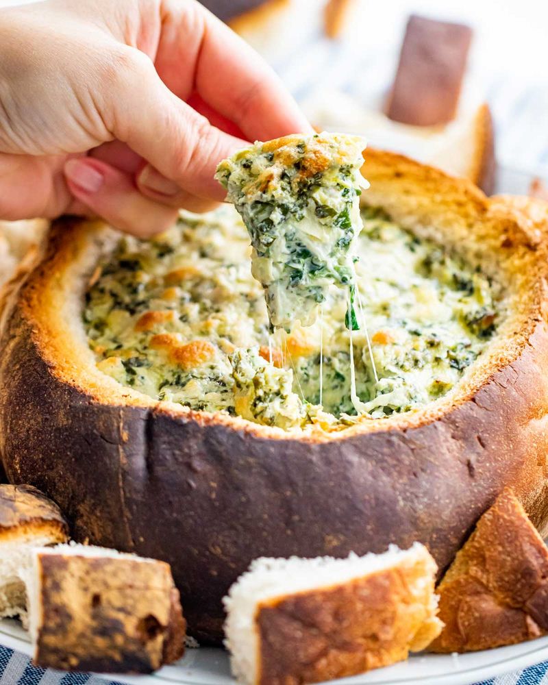Serve in a Hollowed-Out Bread Bowl