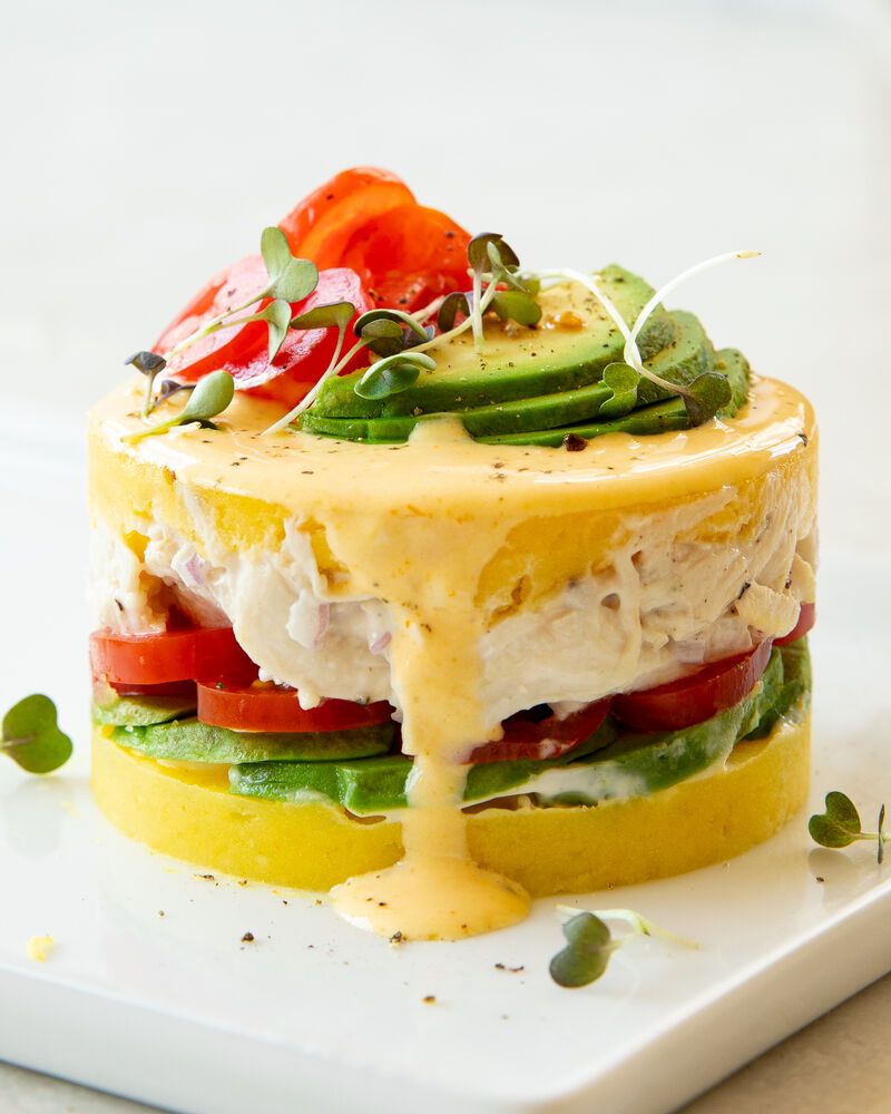 Peruvian Causa - Lime-Spiced Potato Dish