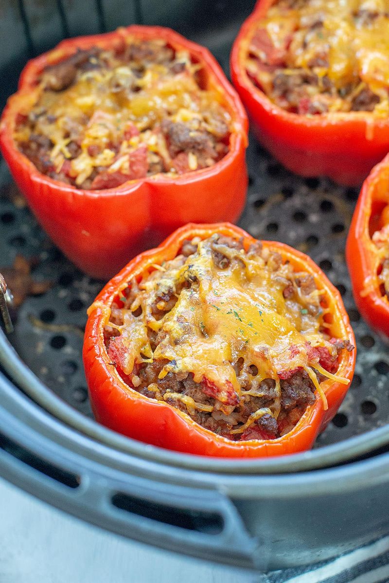 Air Fryer Stuffed Peppers
