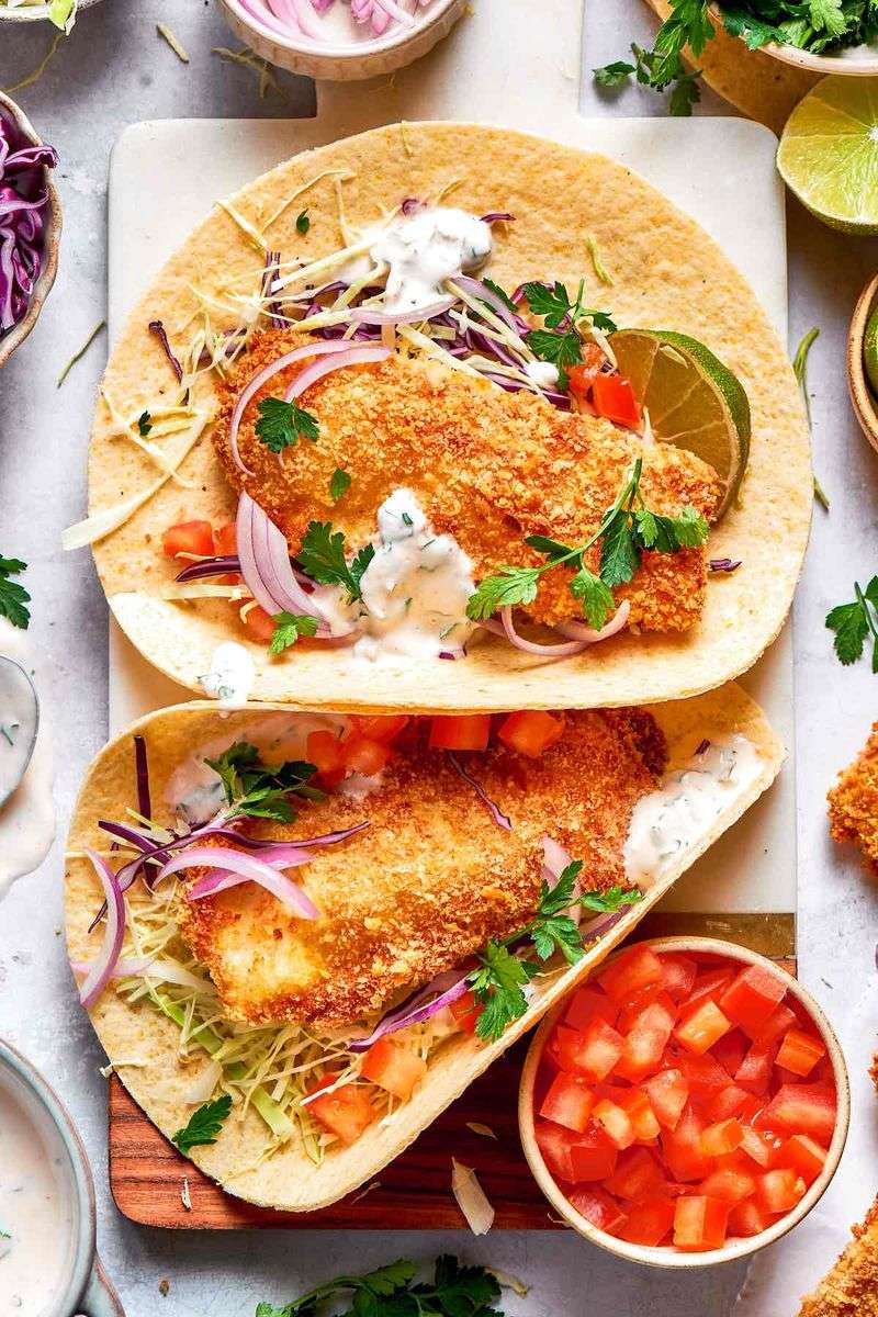 Air Fryer Fish Tacos