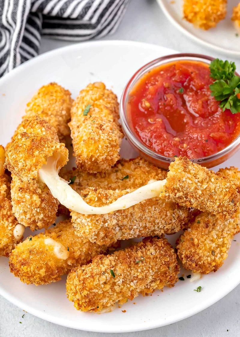 Air Fryer Mozzarella Sticks