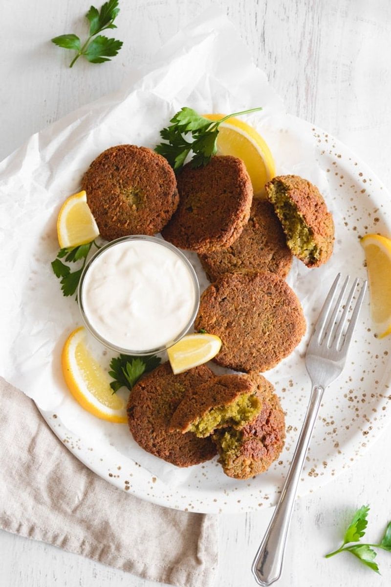 Crispy Baked Falafel