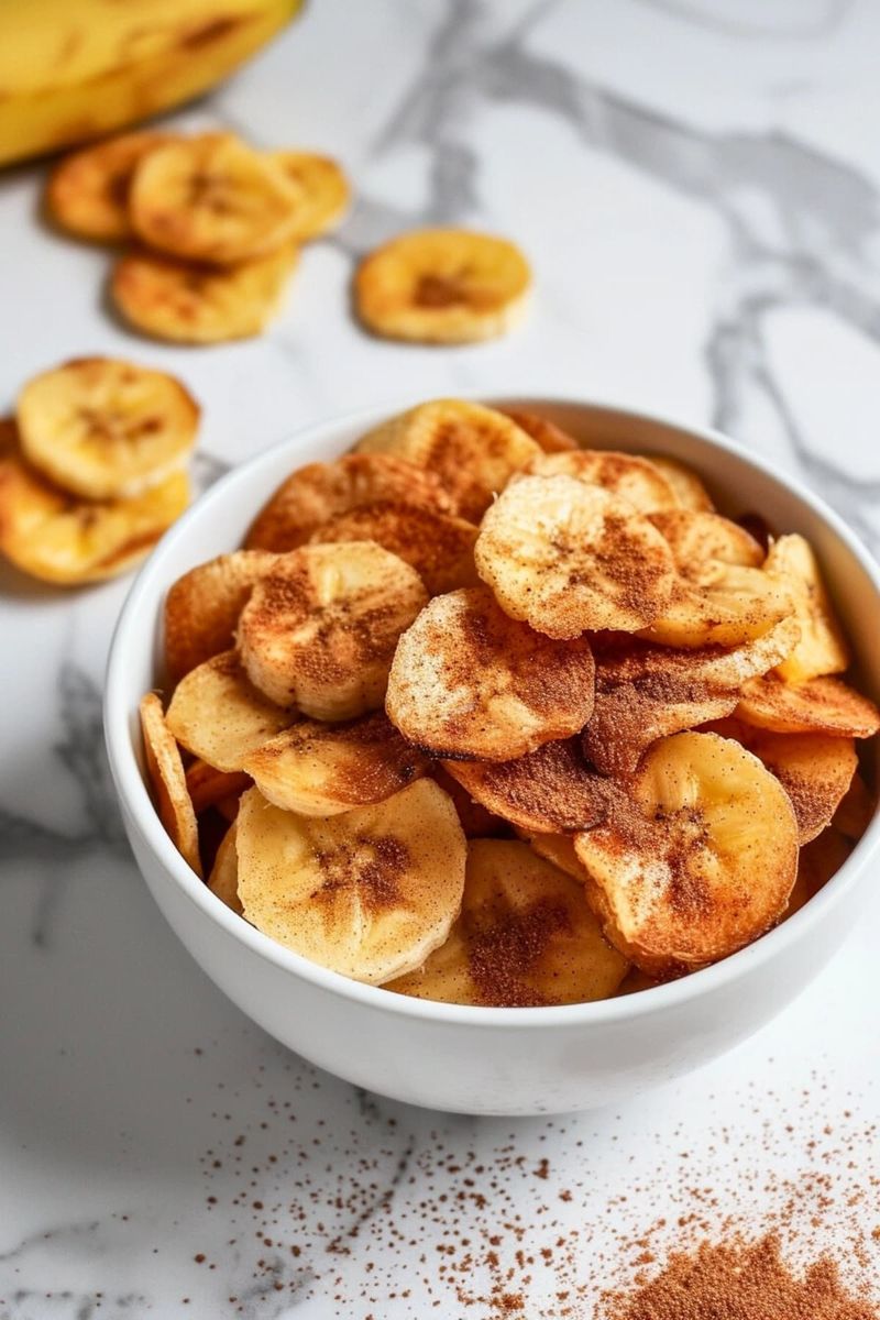 Air Fryer Banana Chips