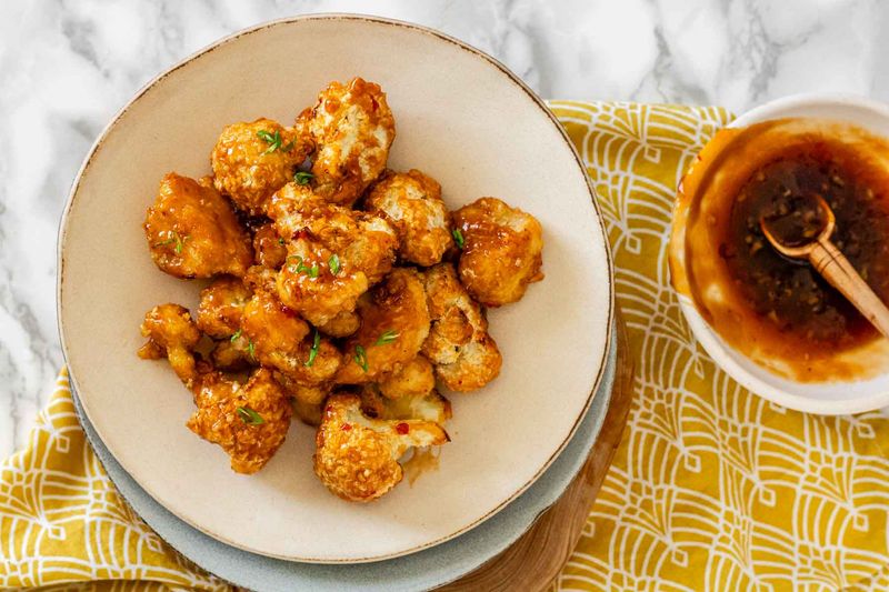 Air Fryer Cauliflower Bites