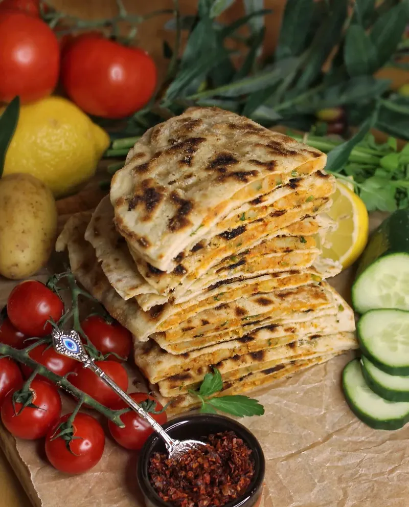 Turkish Patatesli Gozleme