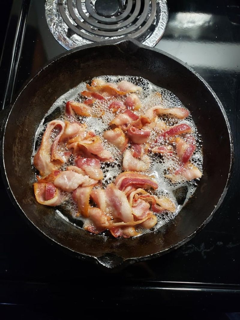 Bacon Sizzling on a Sunday