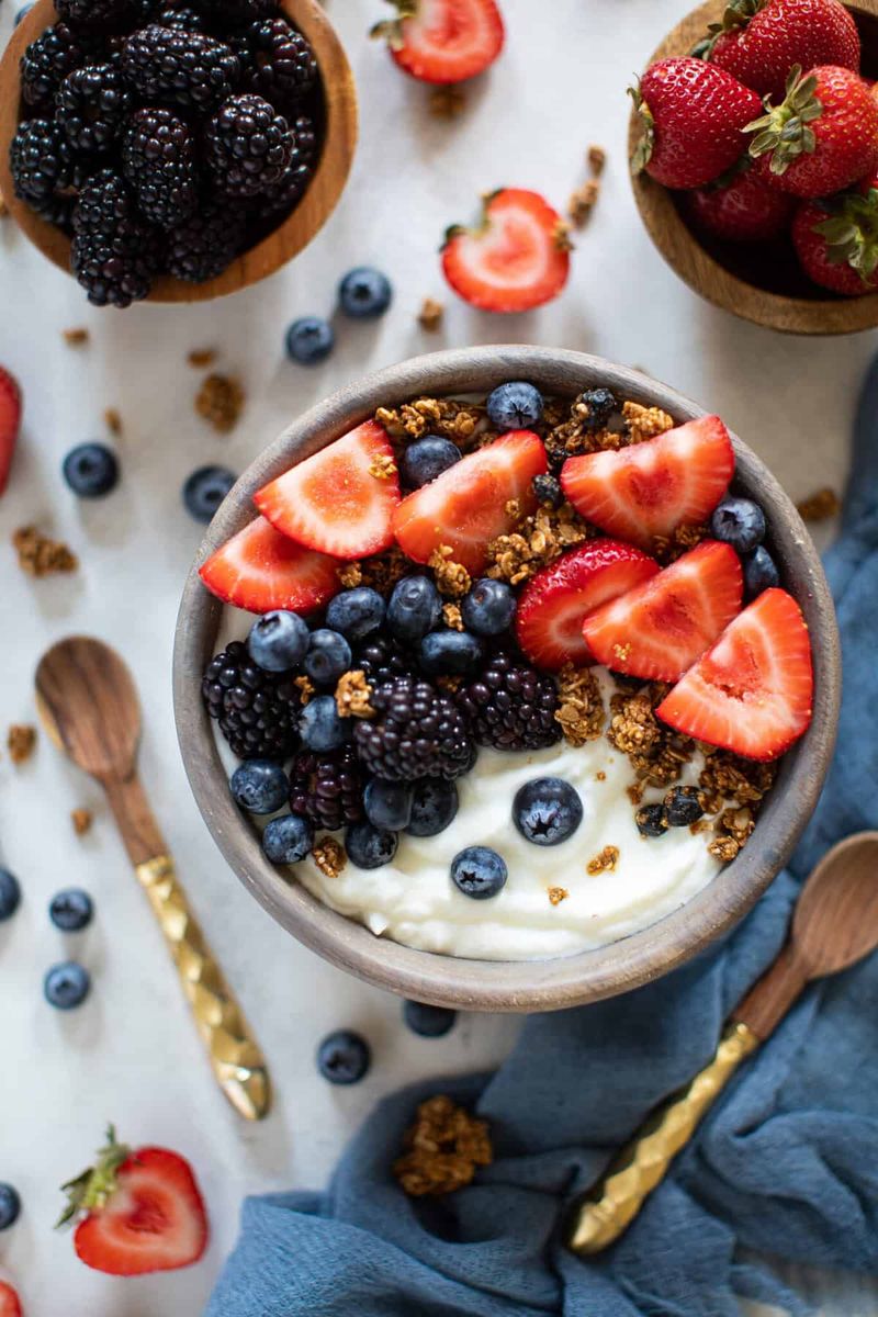 Greek Yogurt with Fresh Berries