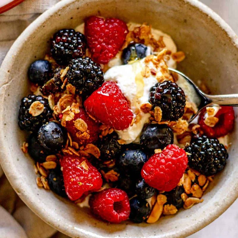 Greek Yogurt with Fresh Berries