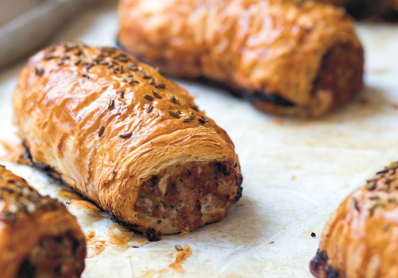 Apple and Fennel Pork Sausage Rolls