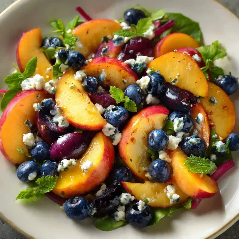 Peach and Blueberry Summer Delight