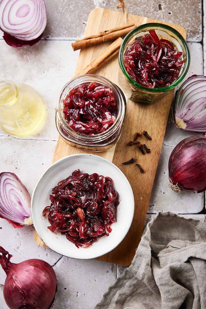 Apple and Red Onion Chutney for Cheese Boards
