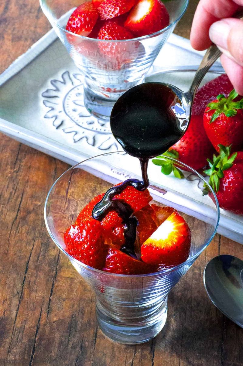 Strawberries and Balsamic Vinegar