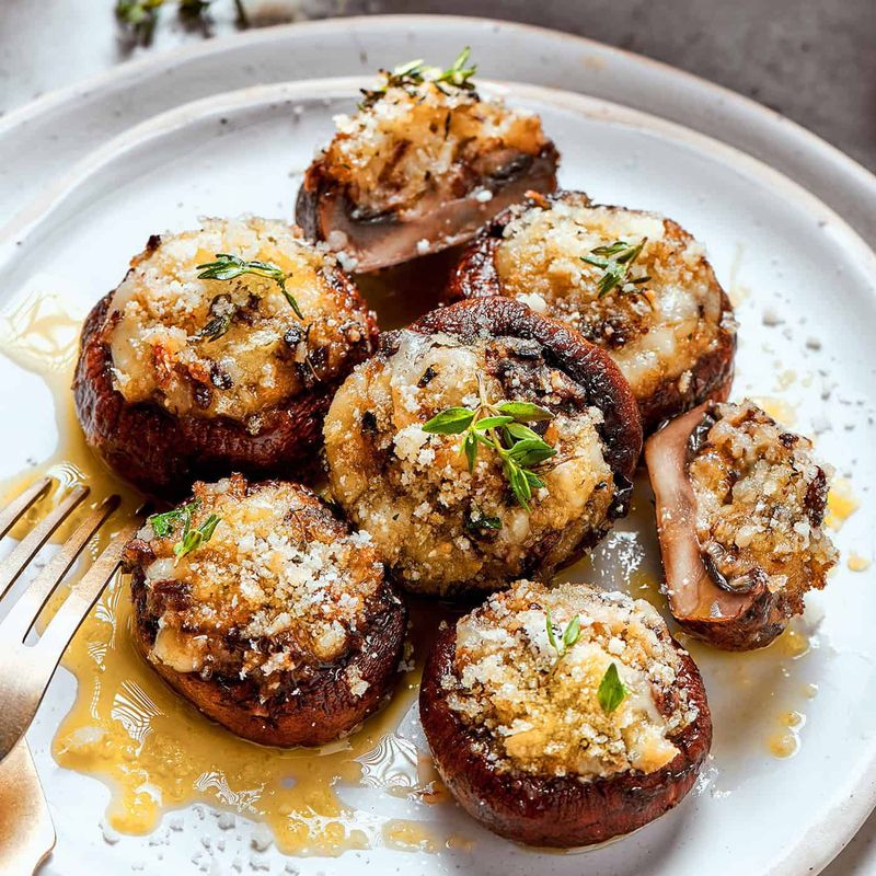 Cheese-Stuffed Mushrooms