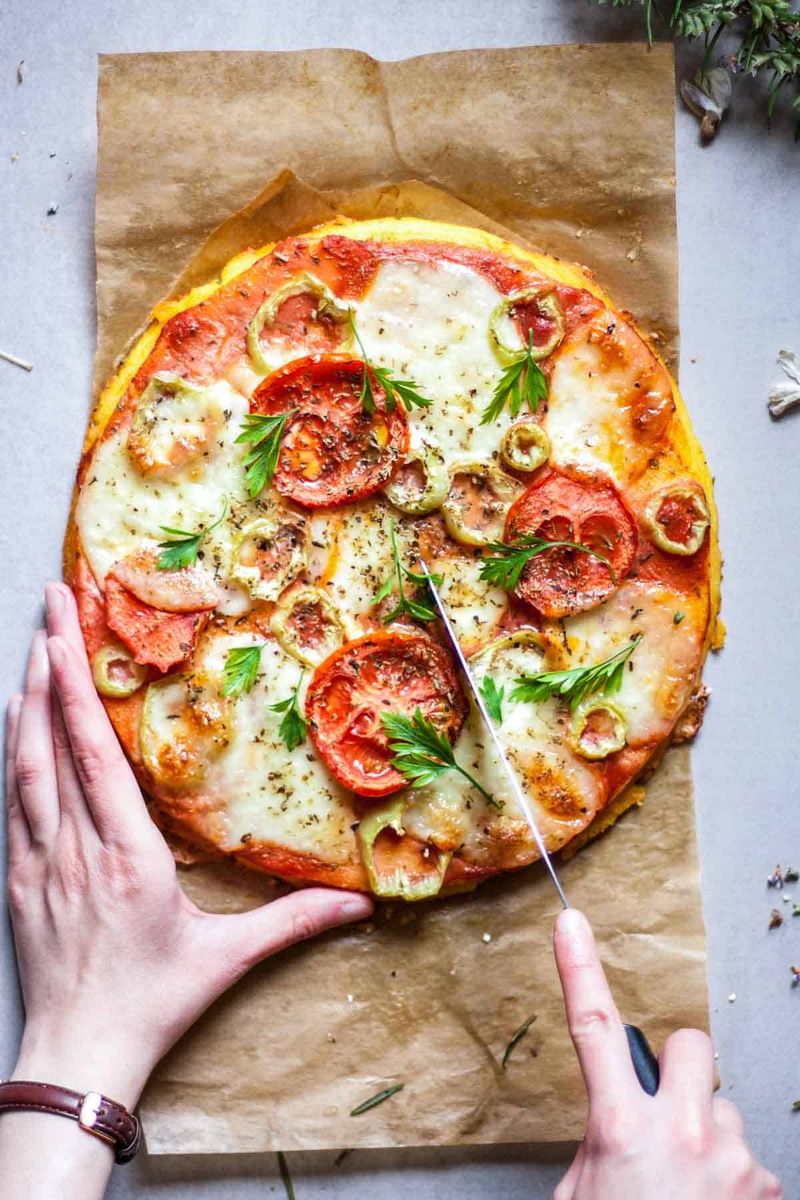 Polenta Pizza Crust