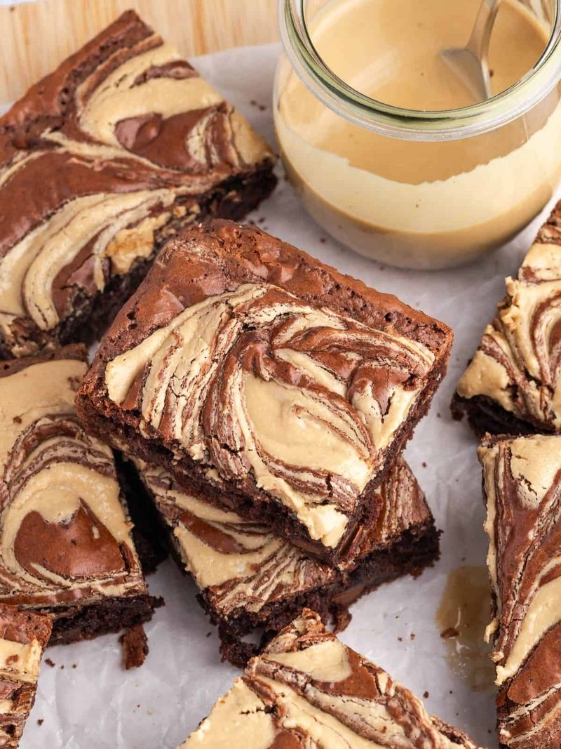 Tahini in Chocolate Brownies
