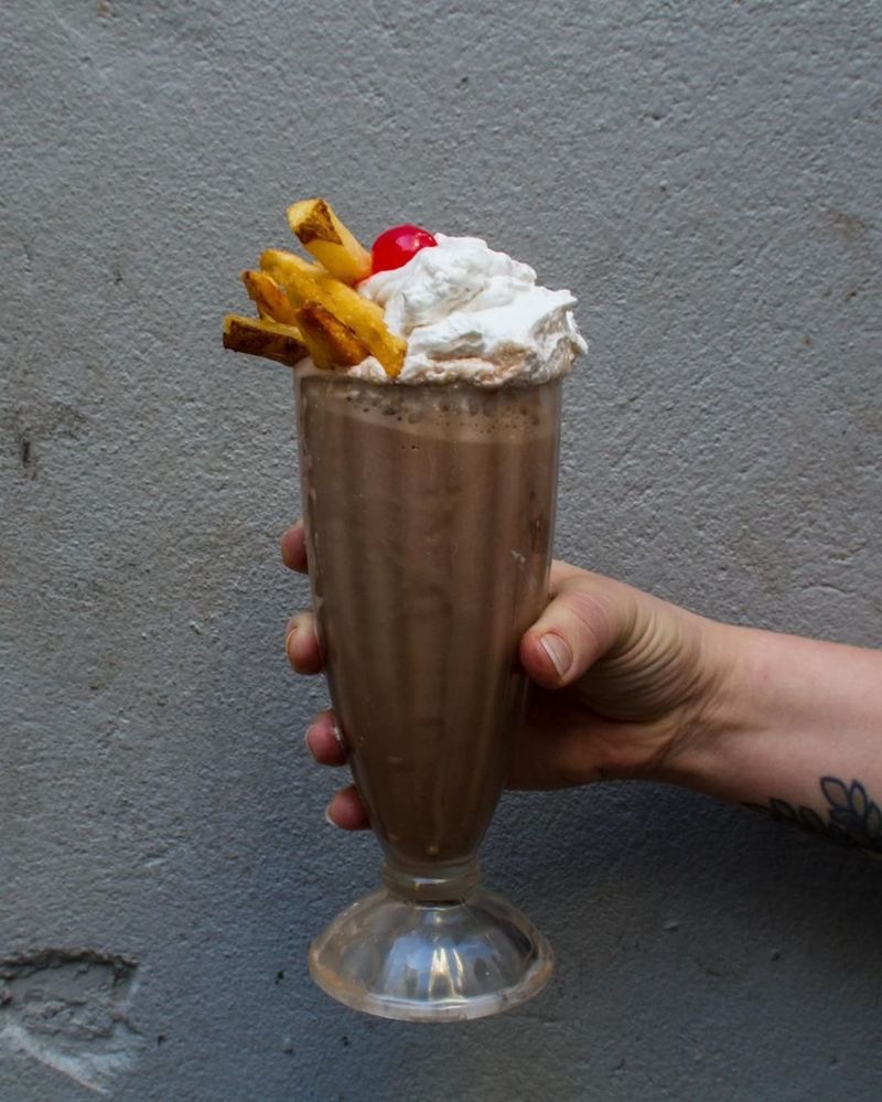 French Fries and Milkshake