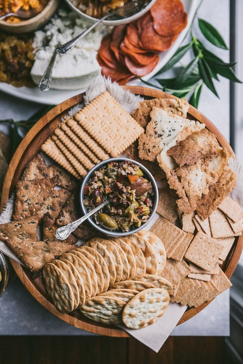 Cheese and Whole Grain Crackers