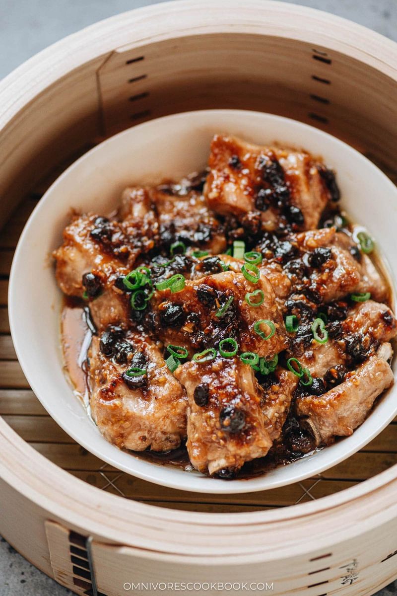 Slow Cooked Pork Spare Ribs in Black Bean Sauce