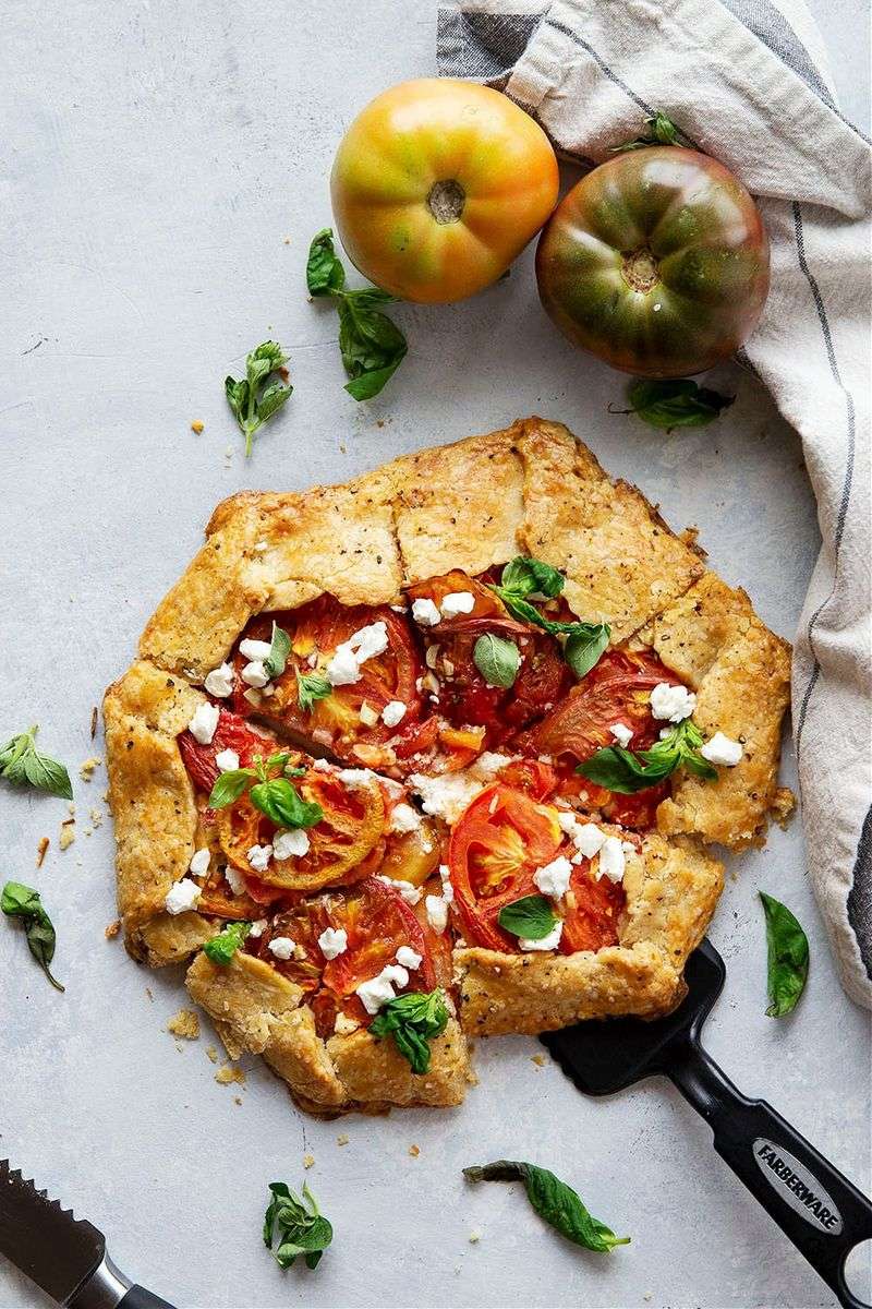 Tomato and Goat Cheese Galette