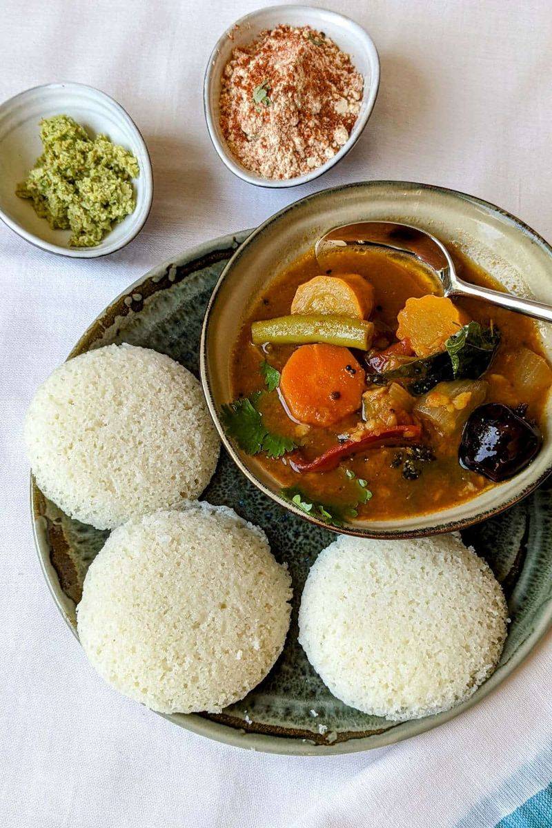 Idli and Sambar in South India