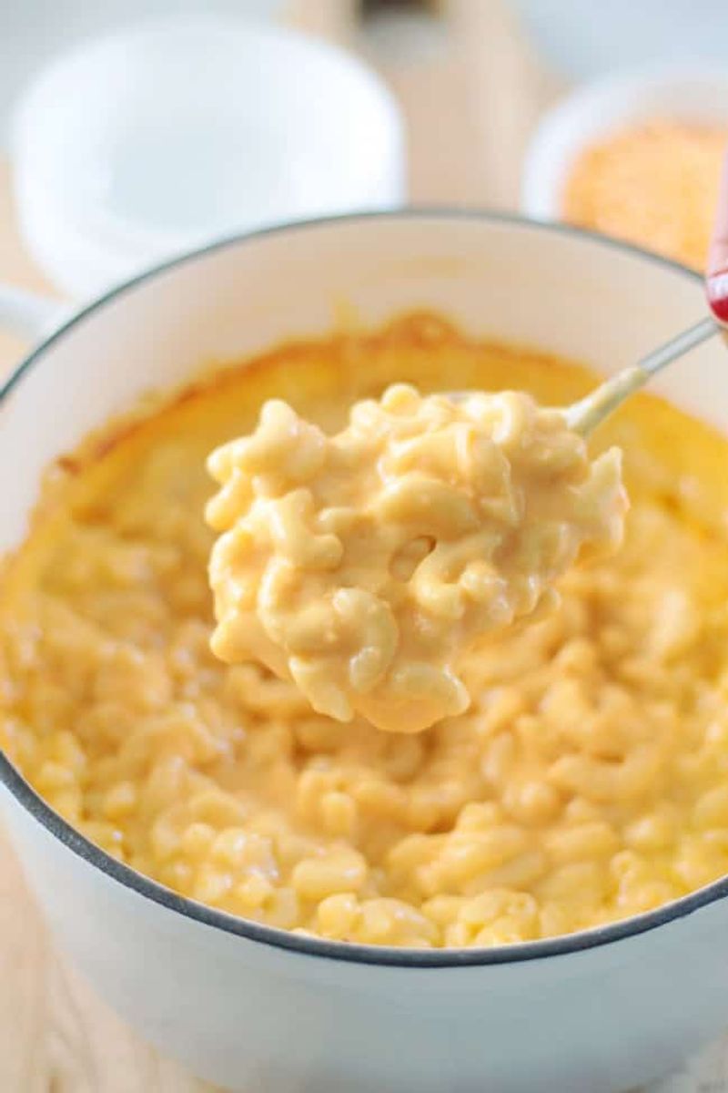 Homemade Mac and Cheese Straight from the Pot