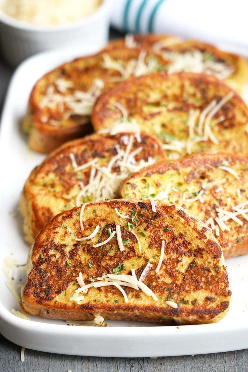 Savoury French Toast With Cheese and Herbs