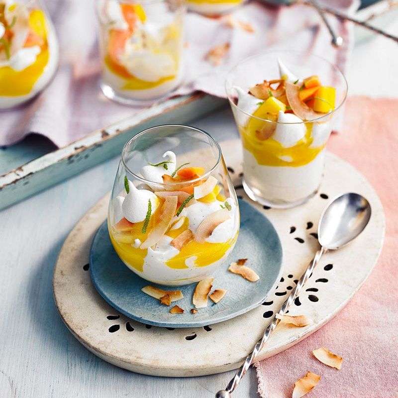 Eton Mess With Passion Fruit and Mango