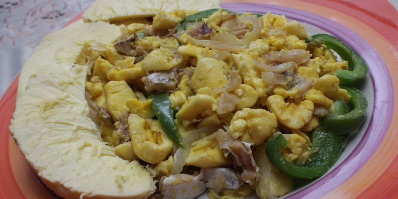 Ackee and Saltfish - Jamaica's National Breakfast Dish