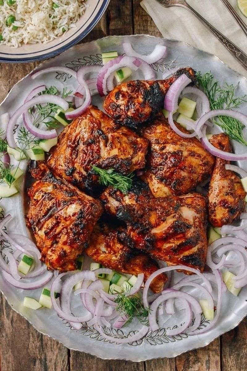 Chicken: Tandoori Spiced in South Asia vs. Southern Fried in North America
