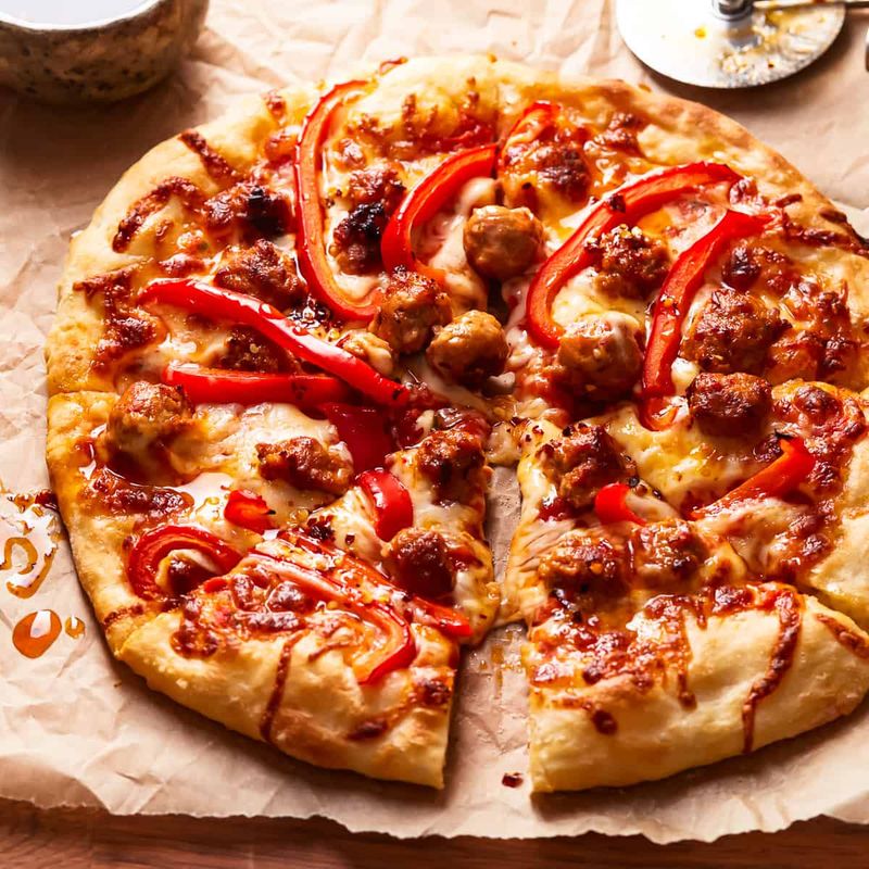 Spicy Italian Sausage Pizza