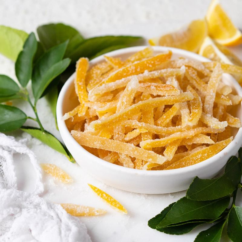 Create Candied Lemon Peel as a Sweet Treat