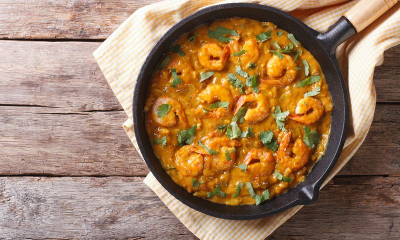 Fijian Kokoda-Style Prawn Curry