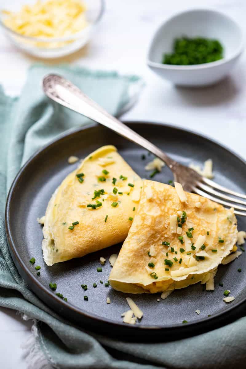 Egg and Gruyere Breakfast Crepe