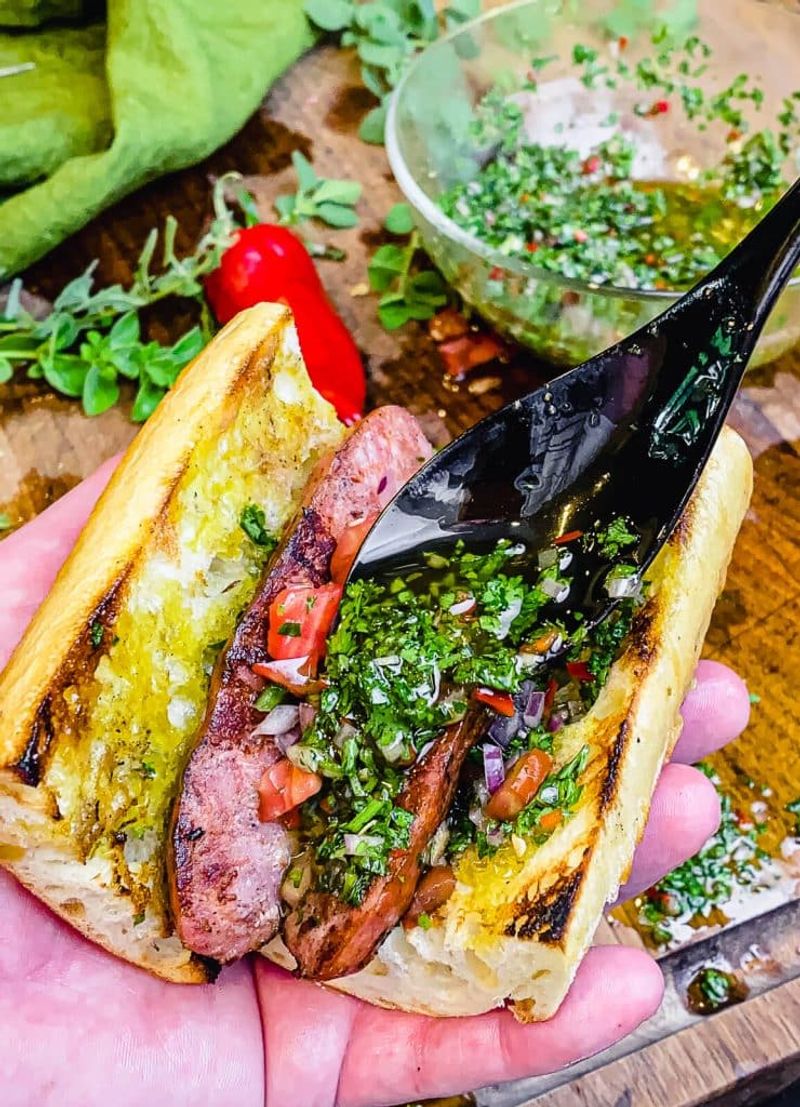 Choripan (Argentina and Chile)