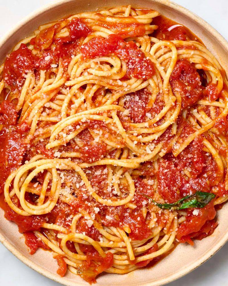 Spaghetti with Marinara Sauce