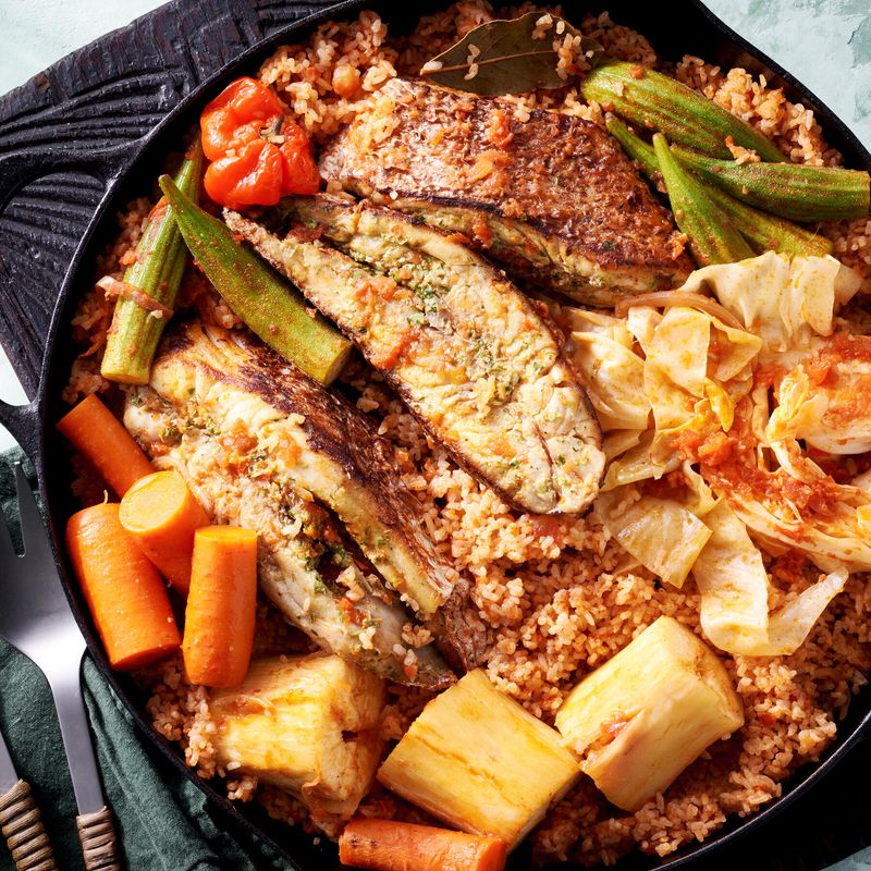 Senegalese Thieboudienne - Ocean and Sahel on One Plate
