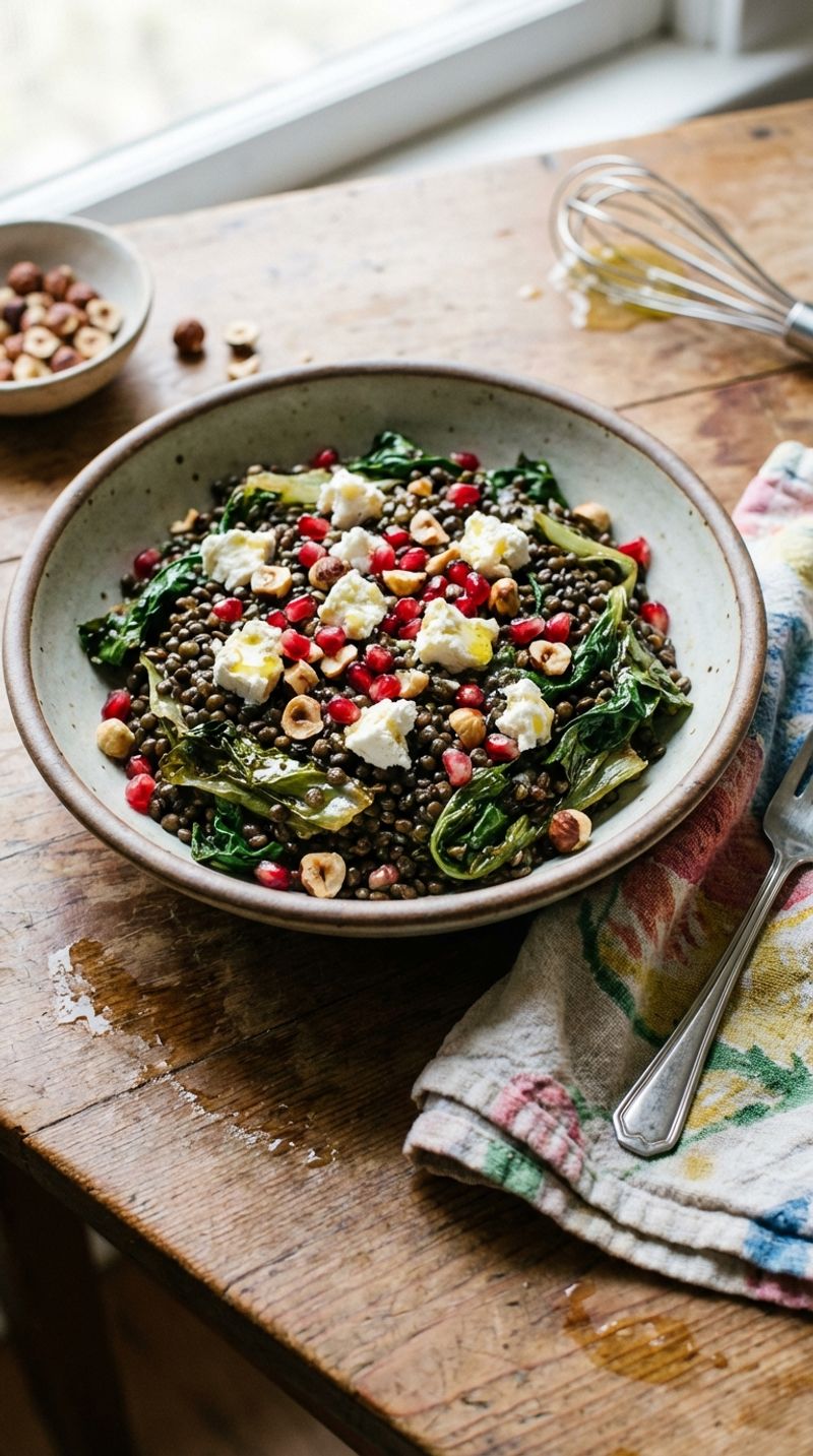 French Lentil Salad with Champagne Vinaigrette