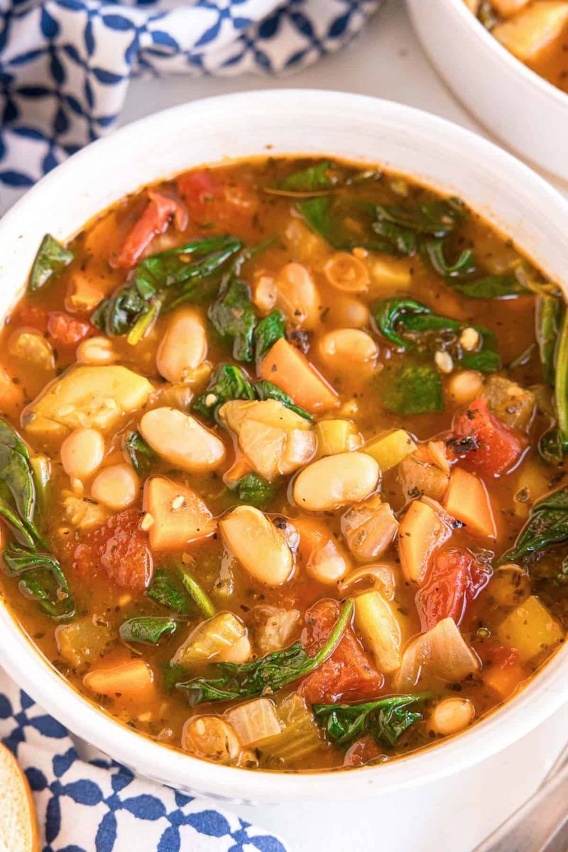 Tuscan White Bean and Olive Soup