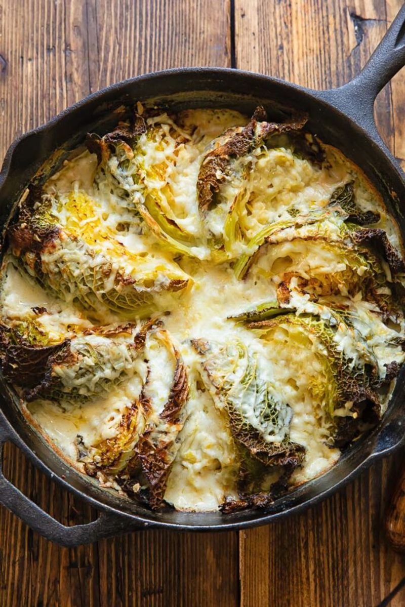 Make a Creamy Cabbage Gratin