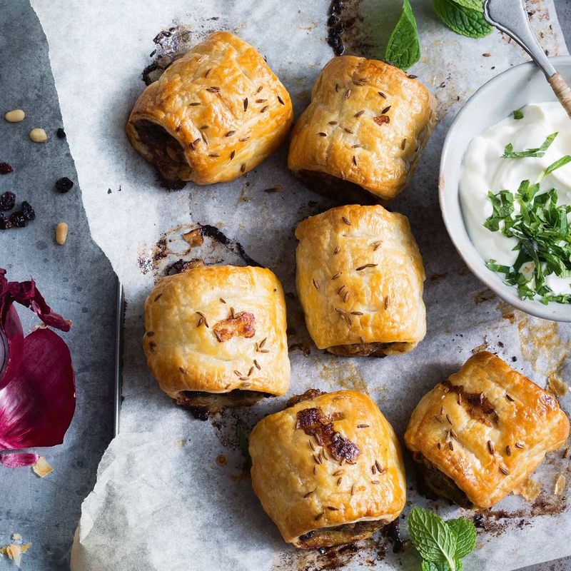 Moroccan Spiced Lamb Rolls