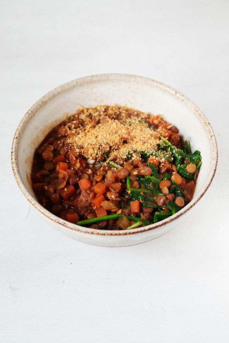 Roasted Onion and Lentil Stew
