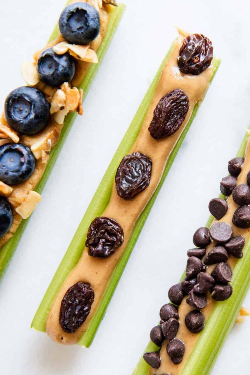 Celery Peanut Butter Boats for Snack Time