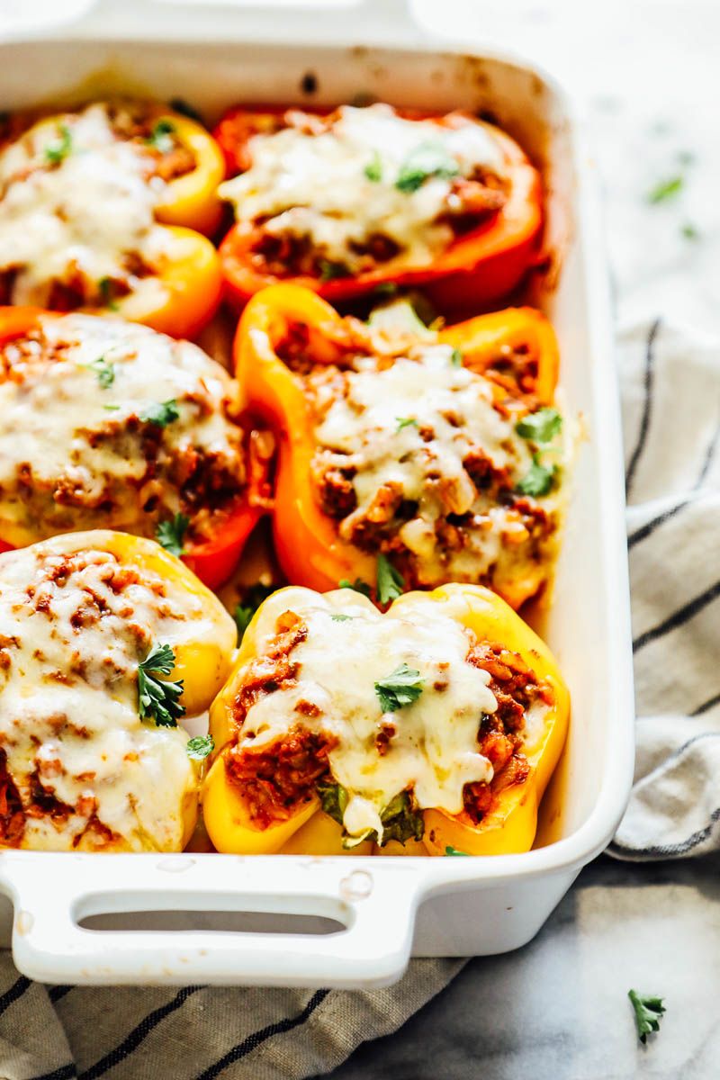 Cheesy Stuffed Peppers