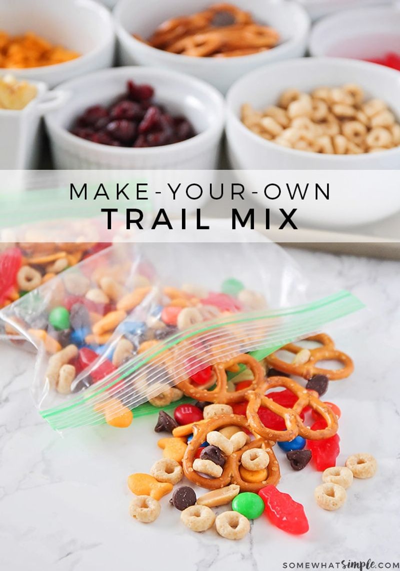 Homemade Trail Mix Bags