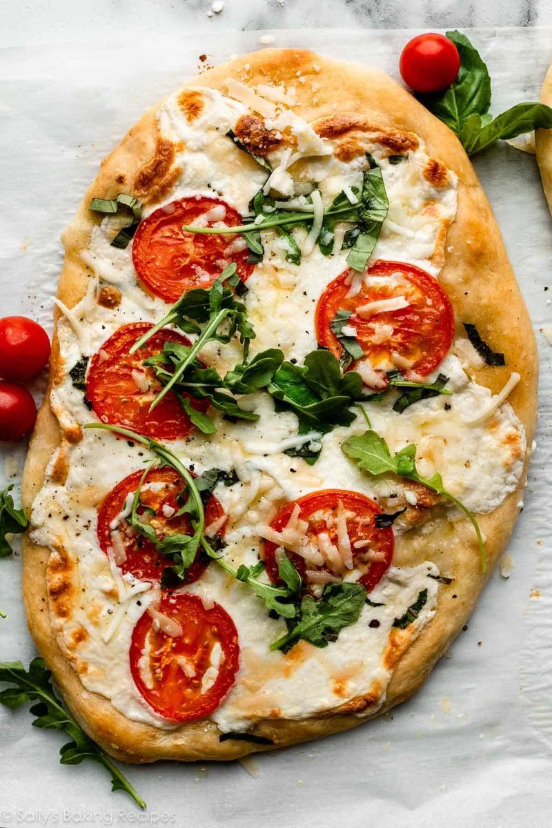 Four-Cheese Flatbread Pizza