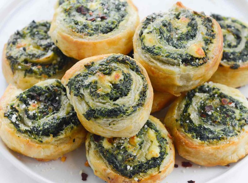 Spinach and Feta Pinwheels